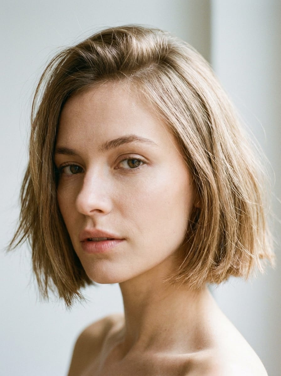 Kurzer Bob für feines Haar - Kurze Bob Frisur